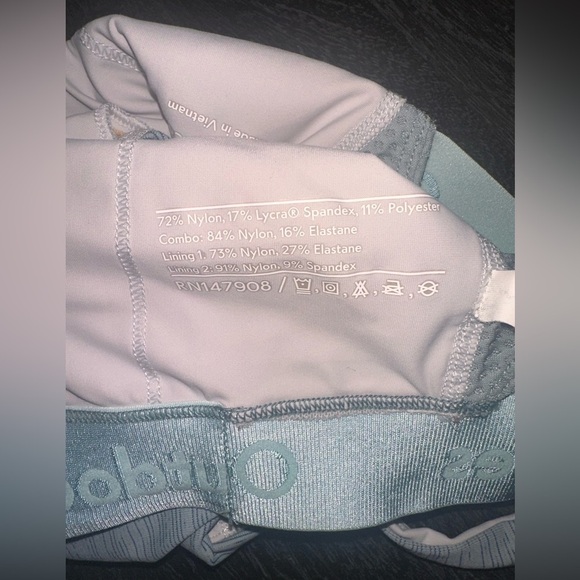 Outdoor Voices Sports Bra in Aqua Green Sz S - Picture 5 of 5